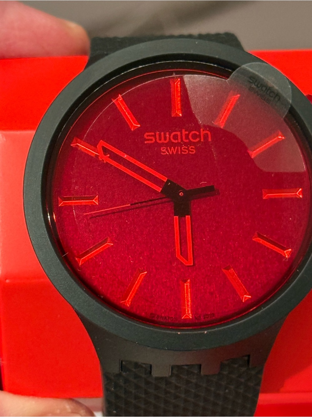 SWATCH BIG BOLD Midnight Mode SB05B111 Watch – Brand New – Full Set